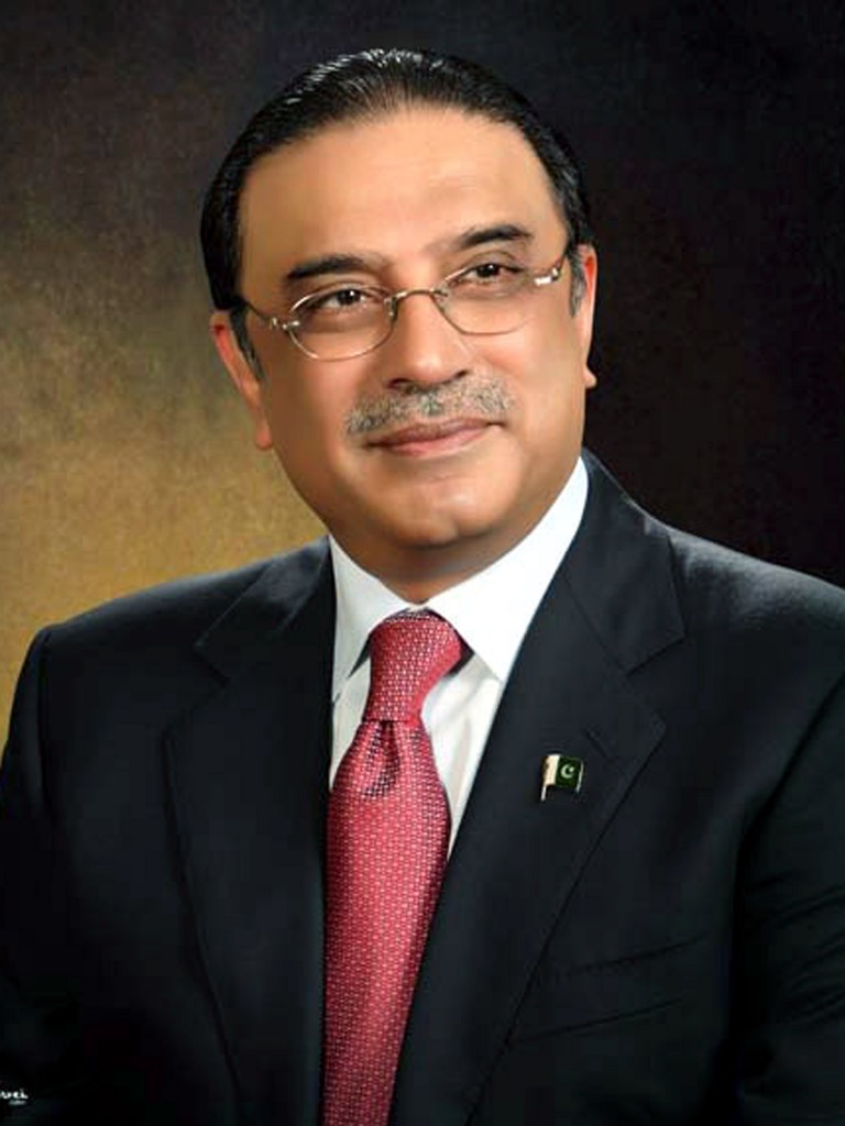 President of Pakistan  Asif Ali Zardari